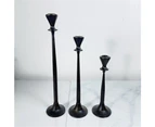 Metal Tapered Candle Holder Iron Candlesticks Wedding Tall Candle Stick Holder - B03