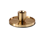 Gold Metal Candle Holder Candlestick Holder Perfect Addition to Any Setting - Gold - large