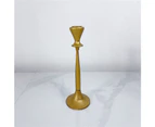 Imitating Brass Tapered Candle Holder European Iron Candlesticks for Parties - 26C