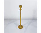 Imitating Brass Tapered Candle Holder European Iron Candlesticks for Parties - 26C