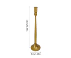 Imitating Brass Tapered Candle Holder European Iron Candlesticks for Parties - 26C