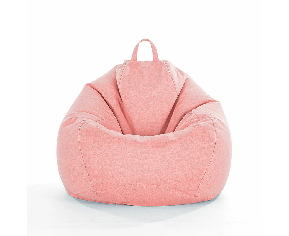 Toscano Bean Bag Chair Cover (No Filler) Linen Washable -Pink