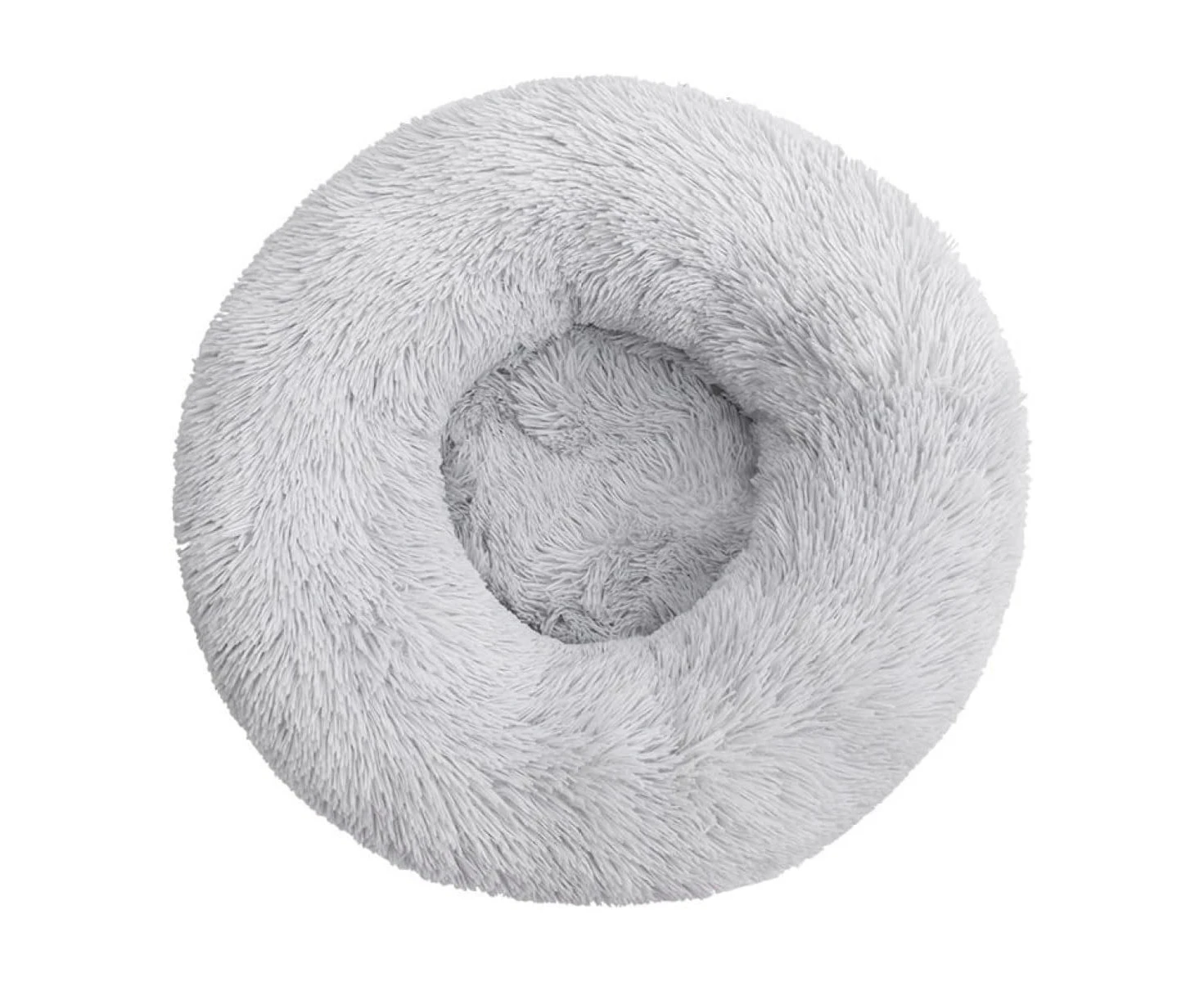 Calming Dog Bed Cat Bed Dog Donut Bed Samll Dog Bed Pet Bed Dog Bed Donut Soft Puppy Sofa Pet Bed Kitten Bed Fluffy Friend Dog Bed