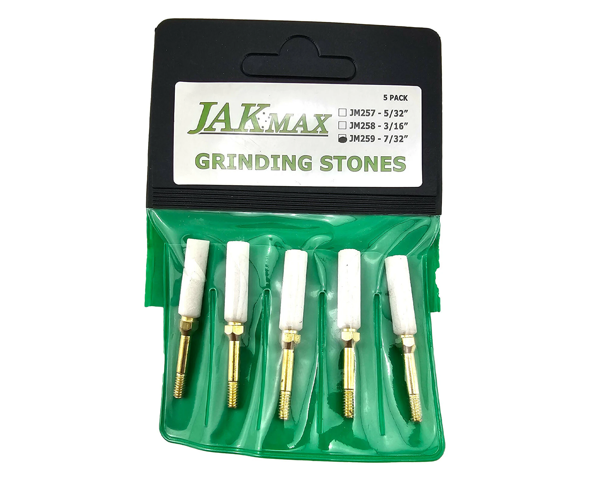 JAK Max 7/32" Chainsaw Grinding Stones 5 Pack