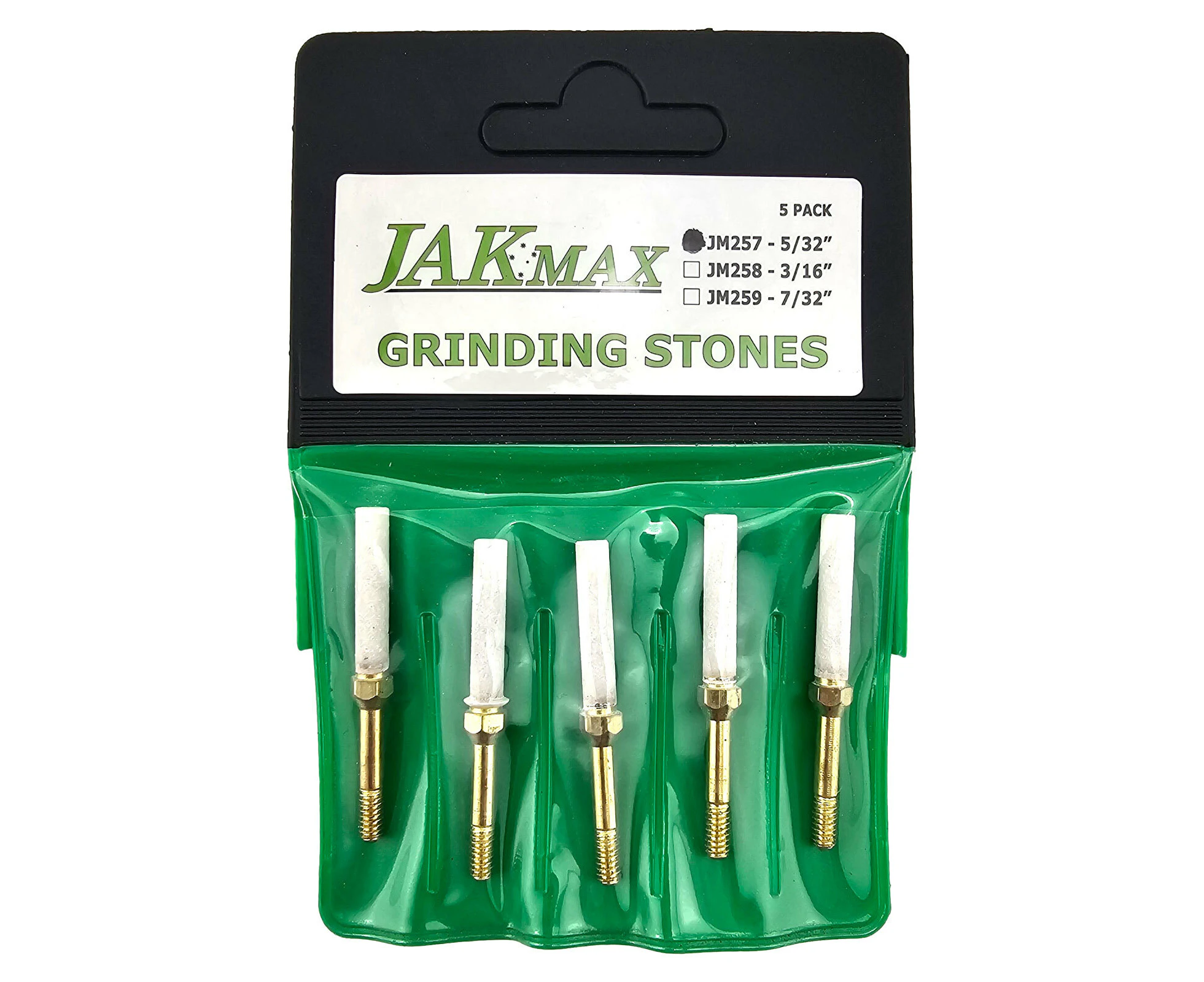 JAK Max 5/32" Chainsaw Grinding Stones 5 Pack