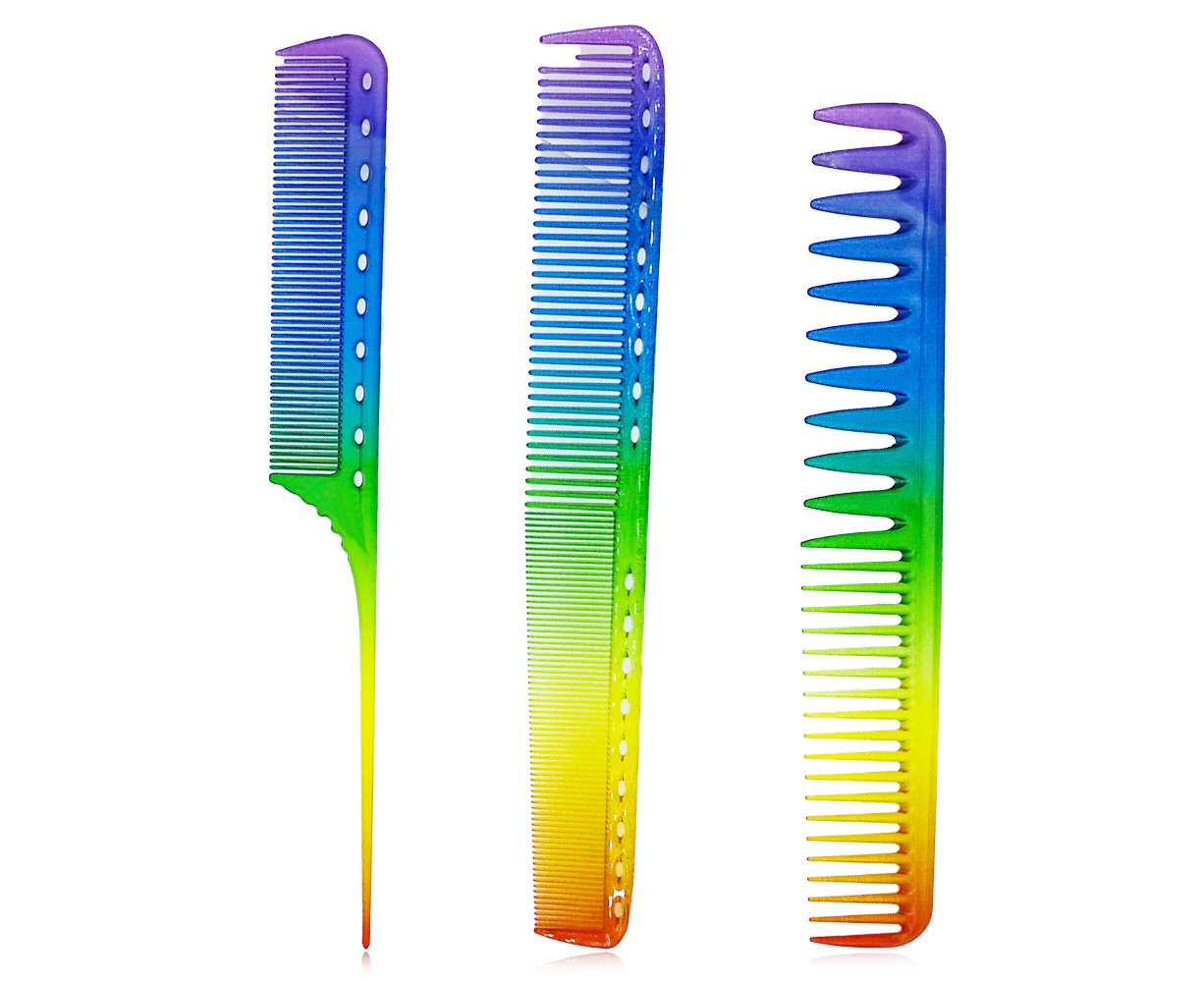 3 Pcs Hairdressing Comb Rat Tail Comb Fine Teeth Hair Comb Styling Comb Anti-Static