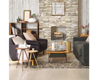 3D Rock Wallpaper Peel and Stick Wallpaper Stone Self Adhesive Wallpaper Stick - Brown