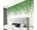 Wall Sticker PVC Green Plant Wall Decal Wall Stickers Removable Waterproof