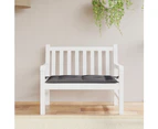 vidaXL Garden Bench Cushion Anthracite 100x50x7cm Oxford Fabric