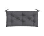 vidaXL Garden Bench Cushion Anthracite 100x50x7cm Oxford Fabric