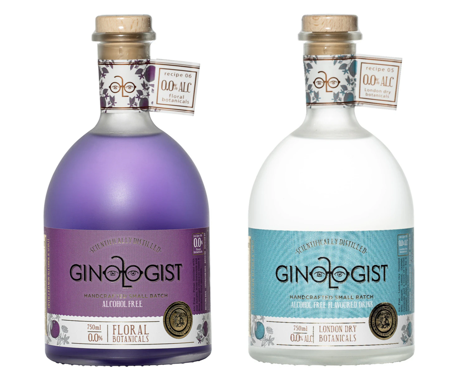 Duo Pack Ginologist Floral & London Dry Gin 0% 700ml