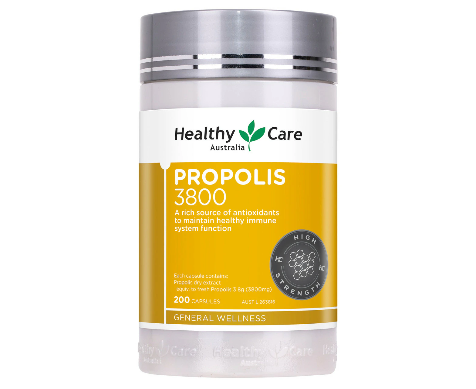 Healthy Care Propolis 3800 200 Capsules