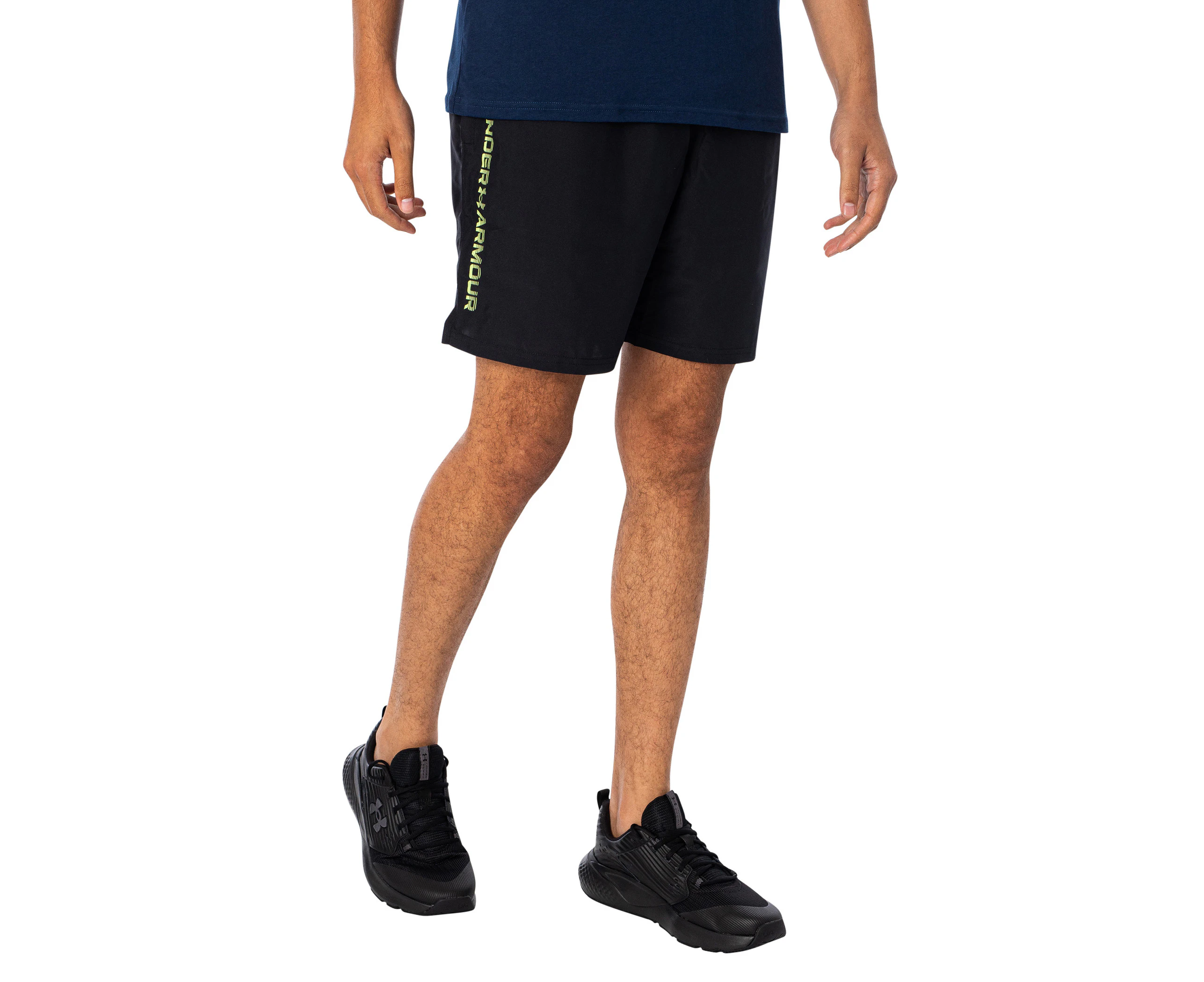 Under Armour Men's Tech Woven Wordmark Shorts - Black