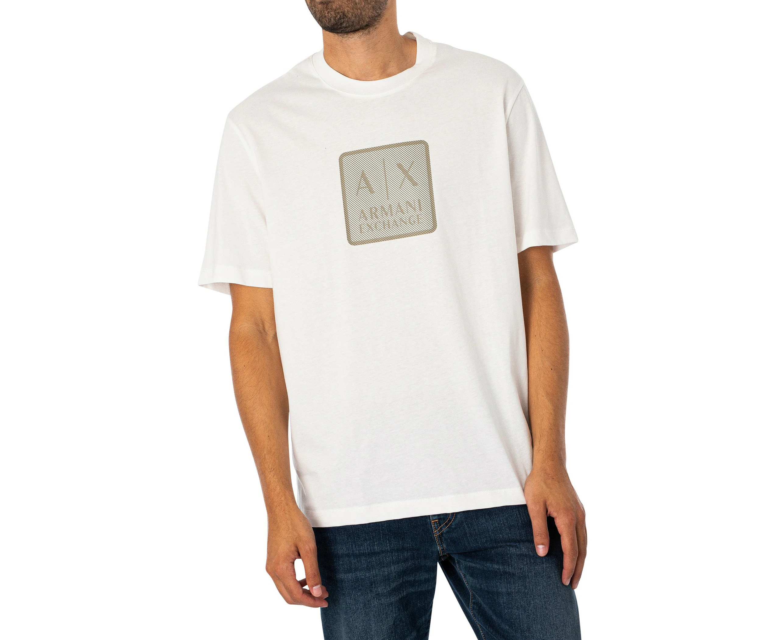 Armani Exchange Men's Logo Graphic T-Shirt - White