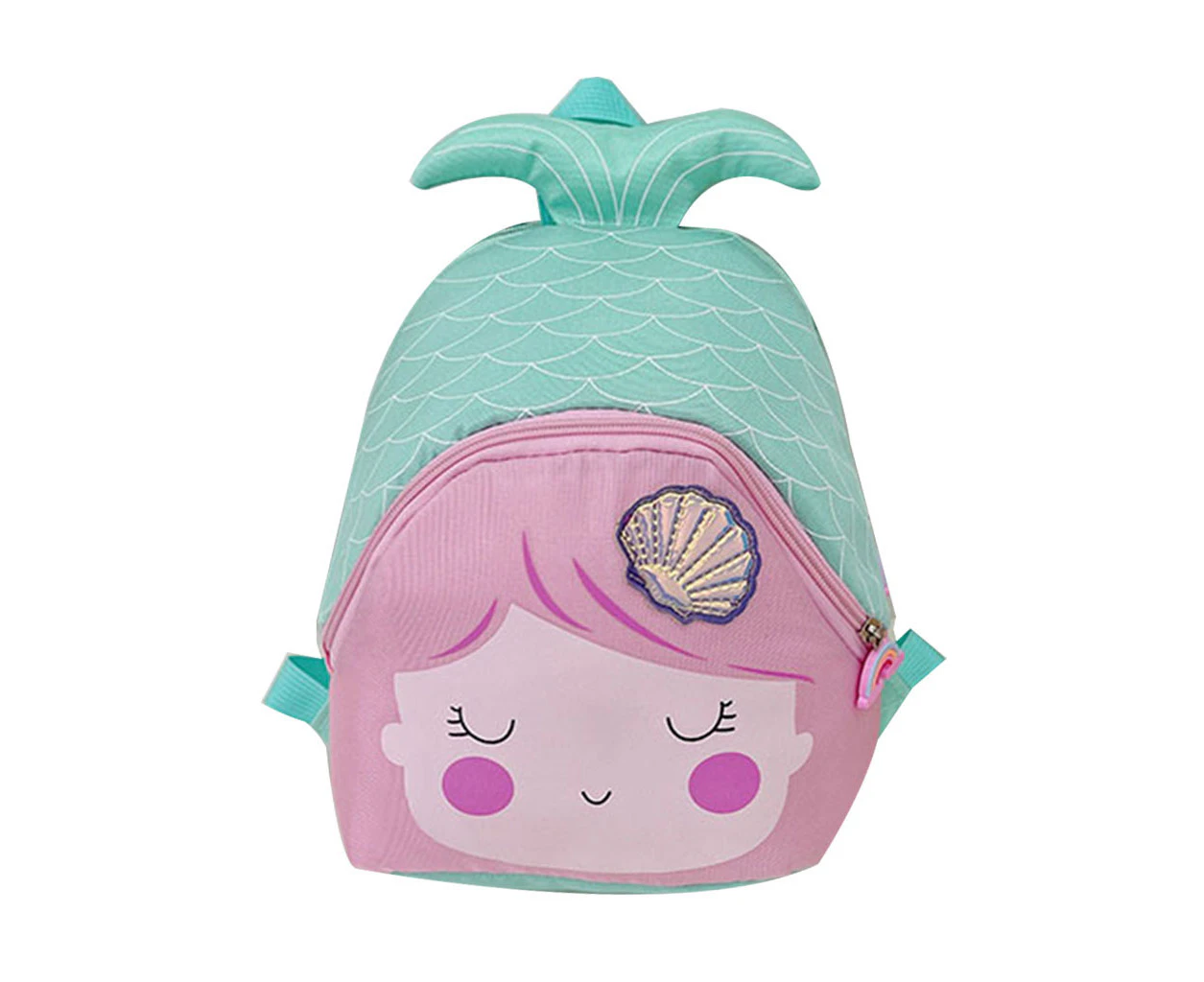 Cute Toddler School Bags Backpack Kindergarten Children 3D Cartoon Animal Bag - Green