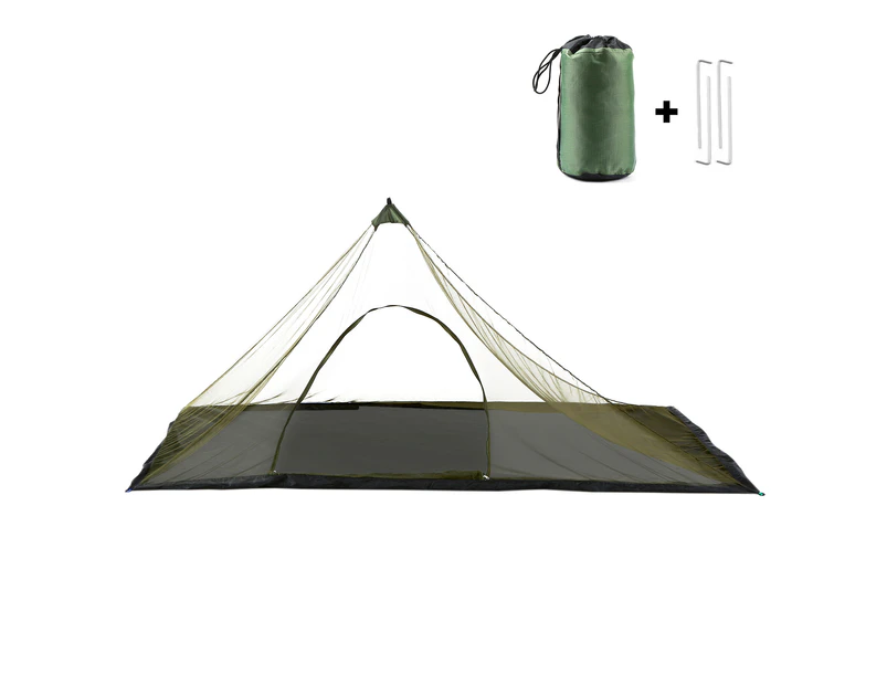 Camping Tent with Carry Bag Water Resistant Outdoors Mesh Tent For Backpacking Hiking Camping Fishing