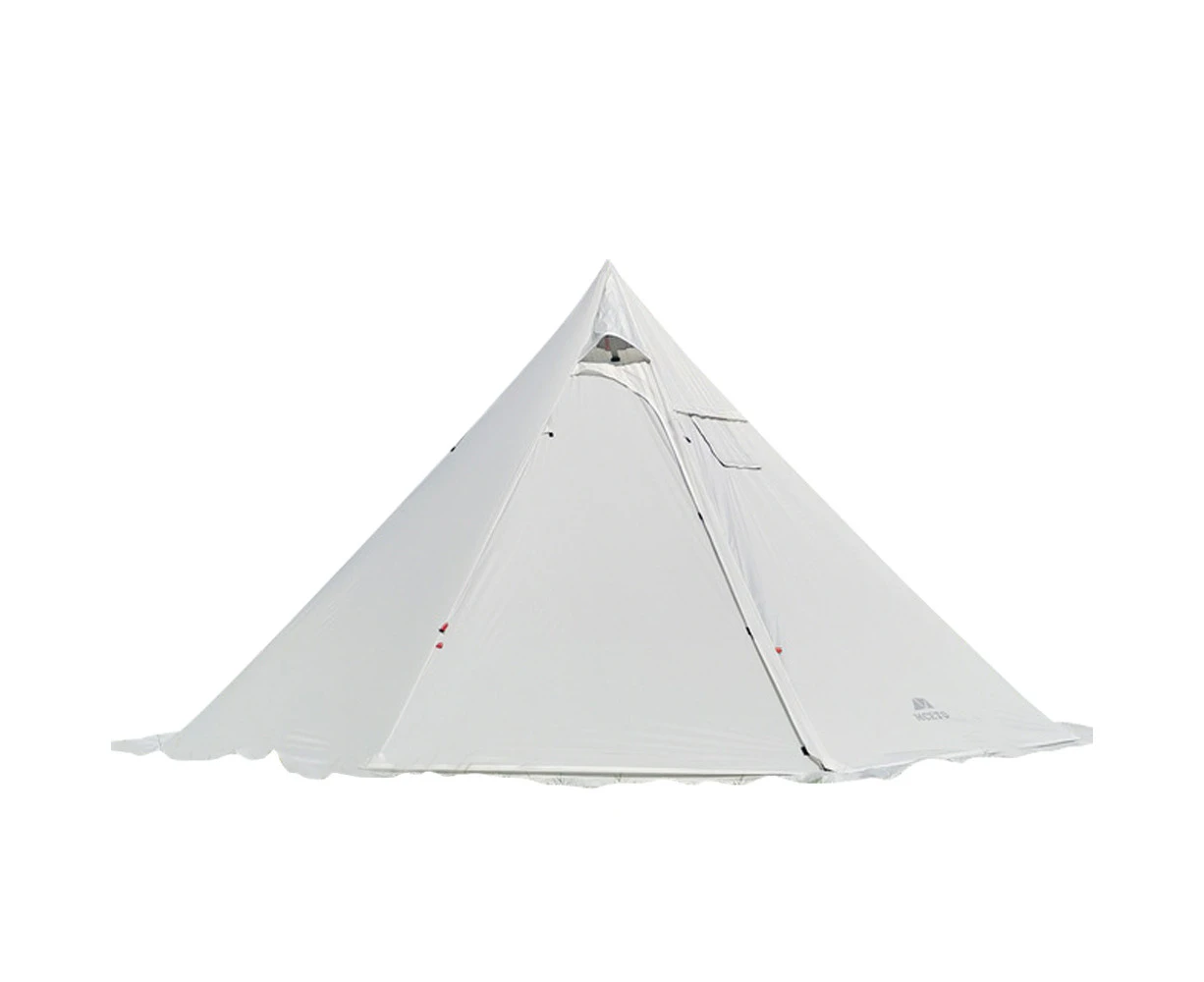 4-6 People Tipi Hot Tent with Stove Jack Camping Pyramid Teepee Tent for Camping Backpacking Hiking