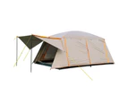 8-12 Person Camping Tent Large Capacity Cabin Tents Waterproof Portable Picnic Tent with 2 Room