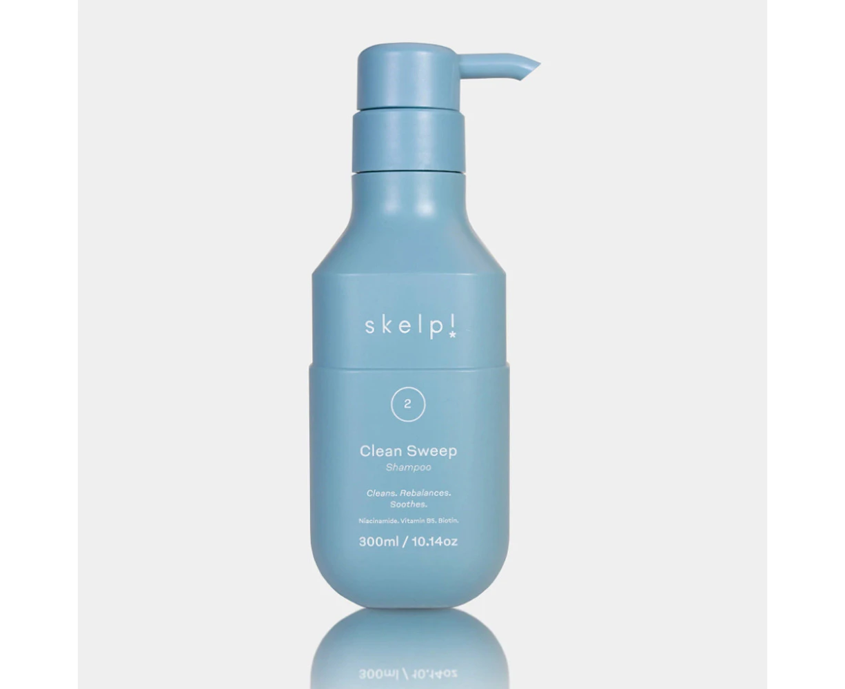 Skelp Clean Sweep Rebalancing Shampoo 300ml - Australian Made