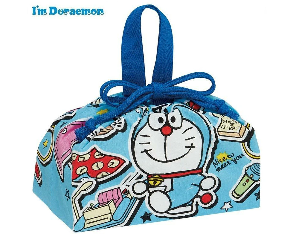 Skater - Drawstring Lunch Bag Doraemon