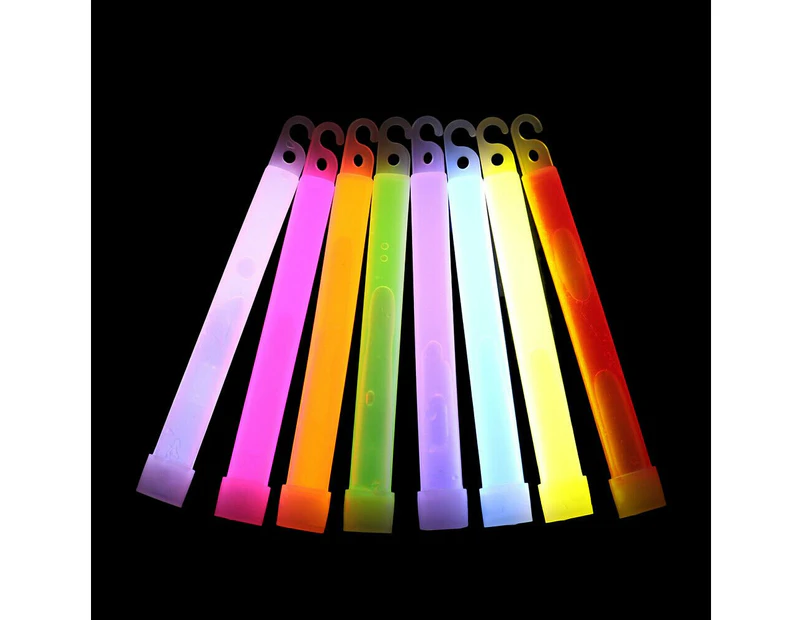 50 x 6 inches (15cm) Glow Sticks Non-toxic Fluorescence Light Outdoor Survival Kit