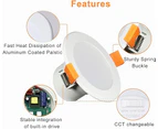 LED Downlight 90mm Cutout 10w Dimmable CCT Adjustable