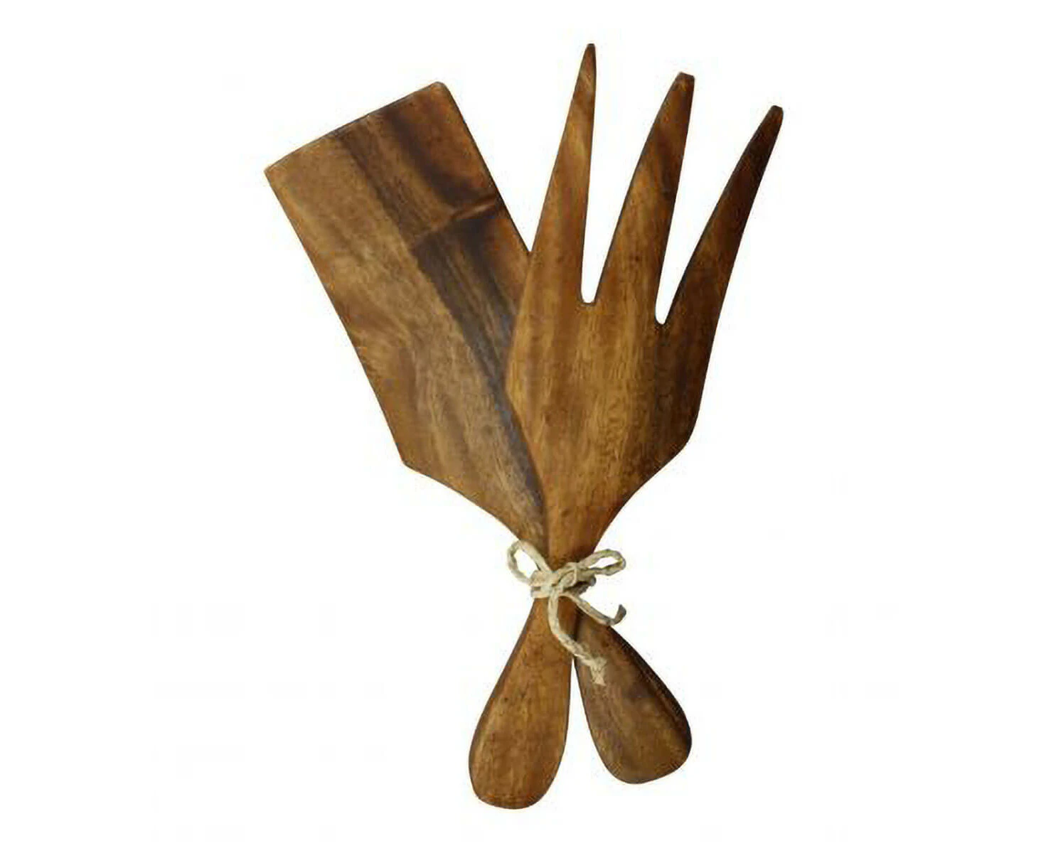 Darlin Acacia Fork & Turner Set - Darlin