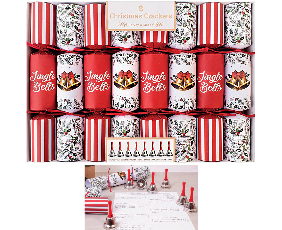 Jingle Bells Musical Christmas Crackers