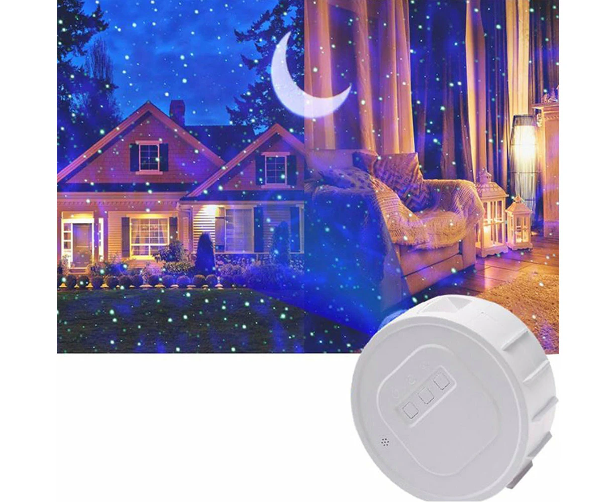 Hansona 3-in-1 LED Starry Night Sky and Nebula Moon Light Projector