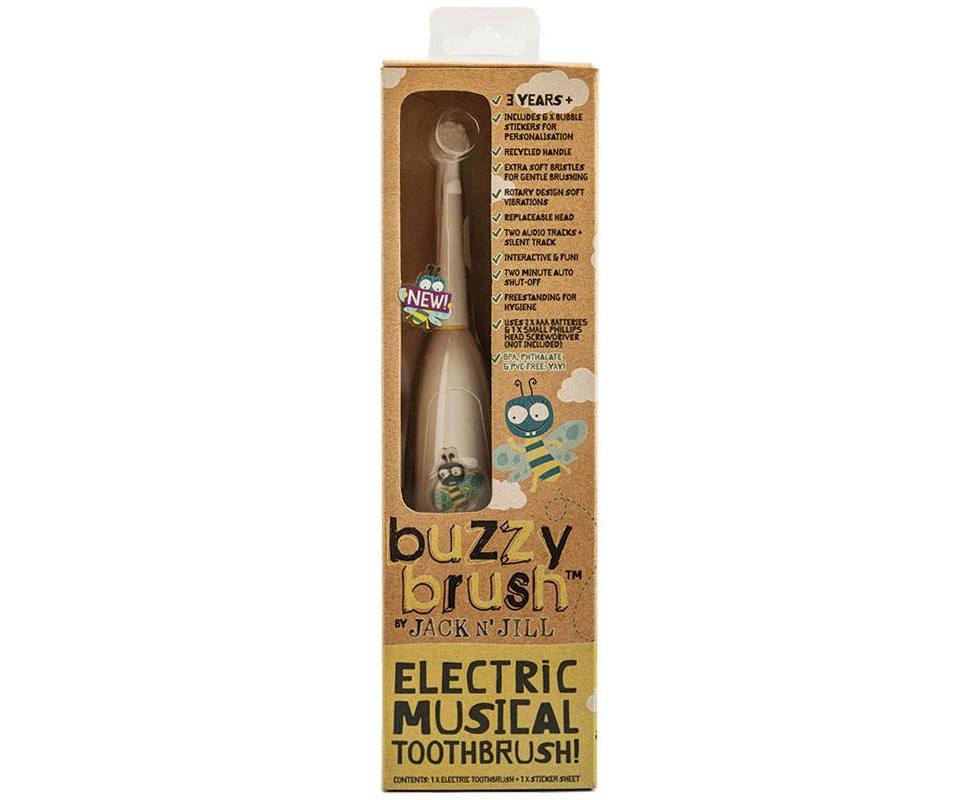 Jack N' Jill Buzzy Brush Musical Electric Toothbrush