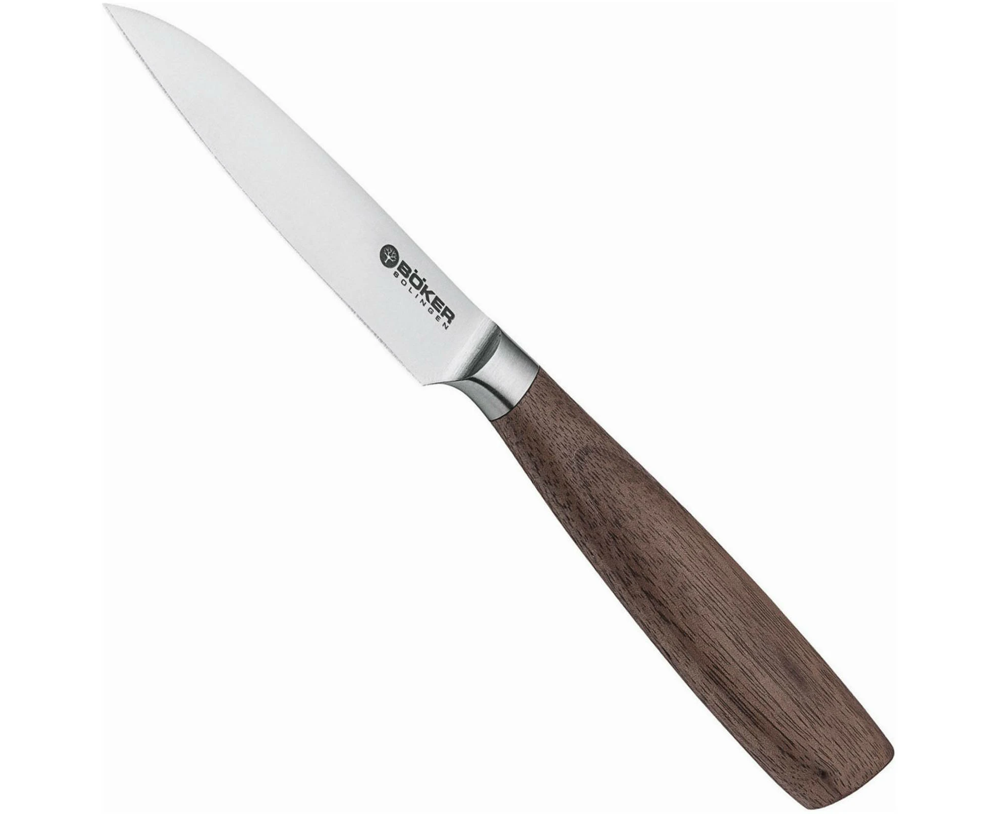 Boker Core 9cm Vegetable Paring Knife | Walnut Wood / Satin