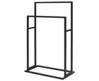 Metal Bathroom Towel Rack Ladder Holder Freestanding Shower Storage Drying Bars48x24x78.5cm