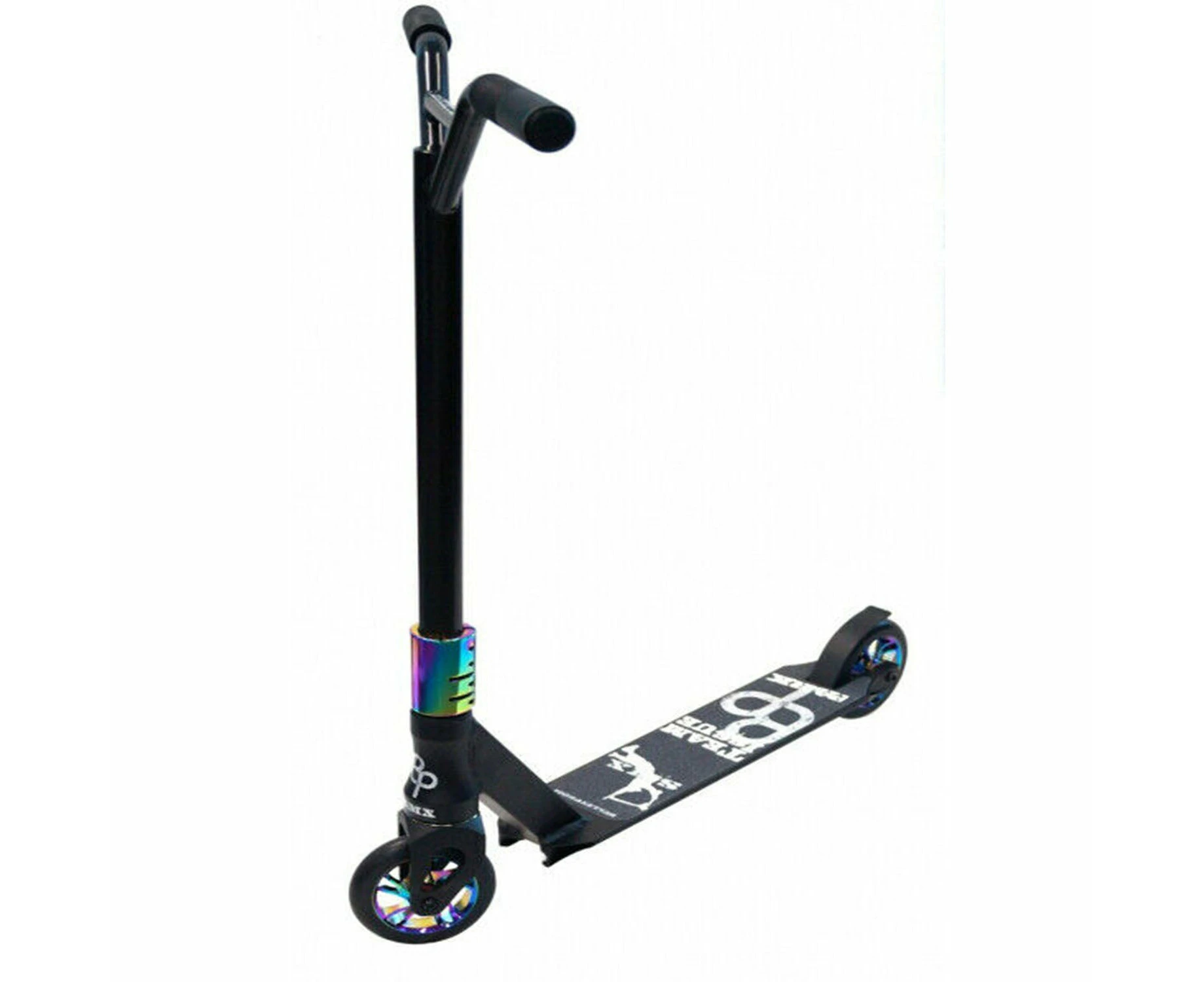 Bulletproof Team Issue Smx Park Scooter 125mm In Black/oil Slick