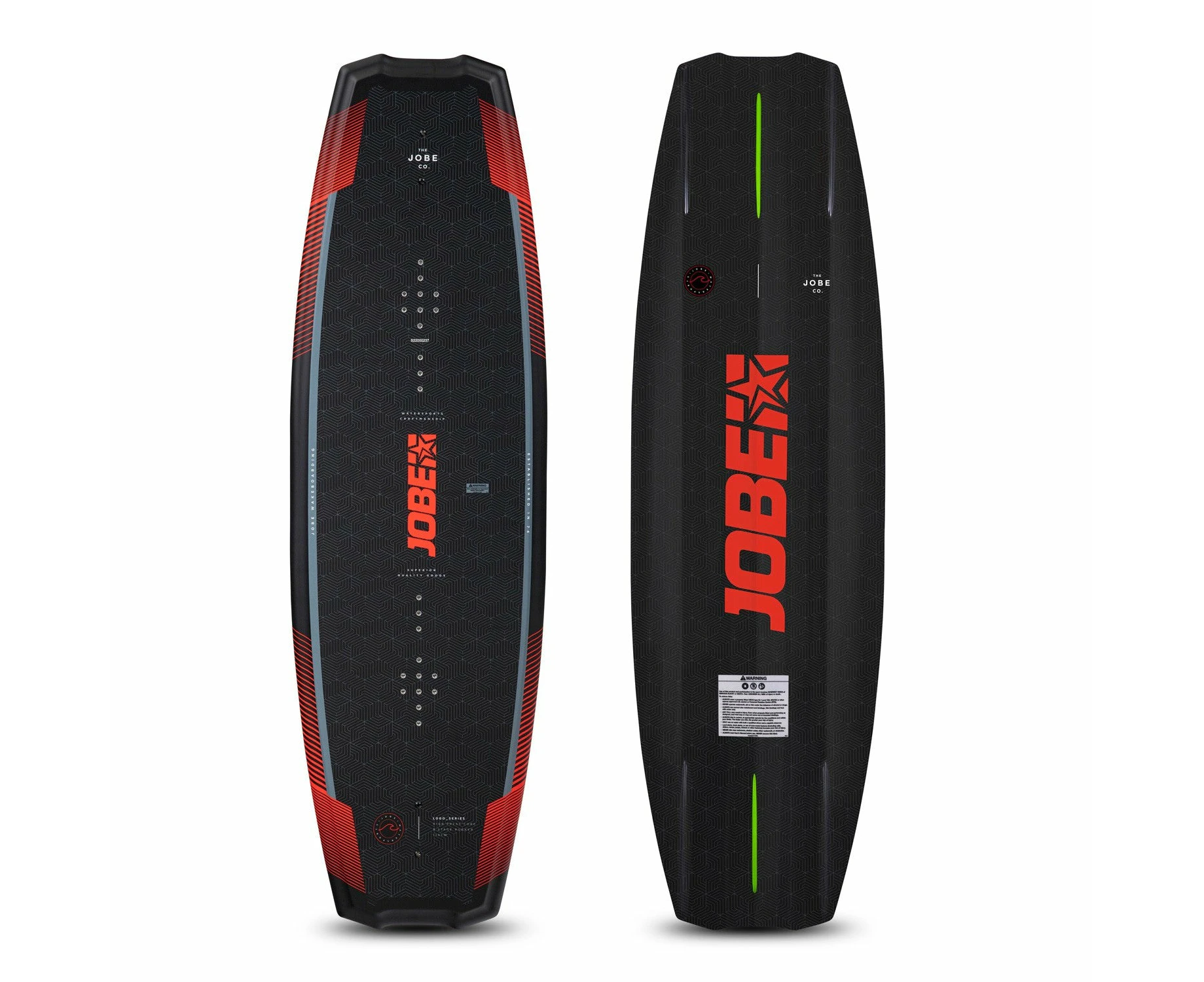 Jobe Logo Series 138cm Wakeboard Black Red