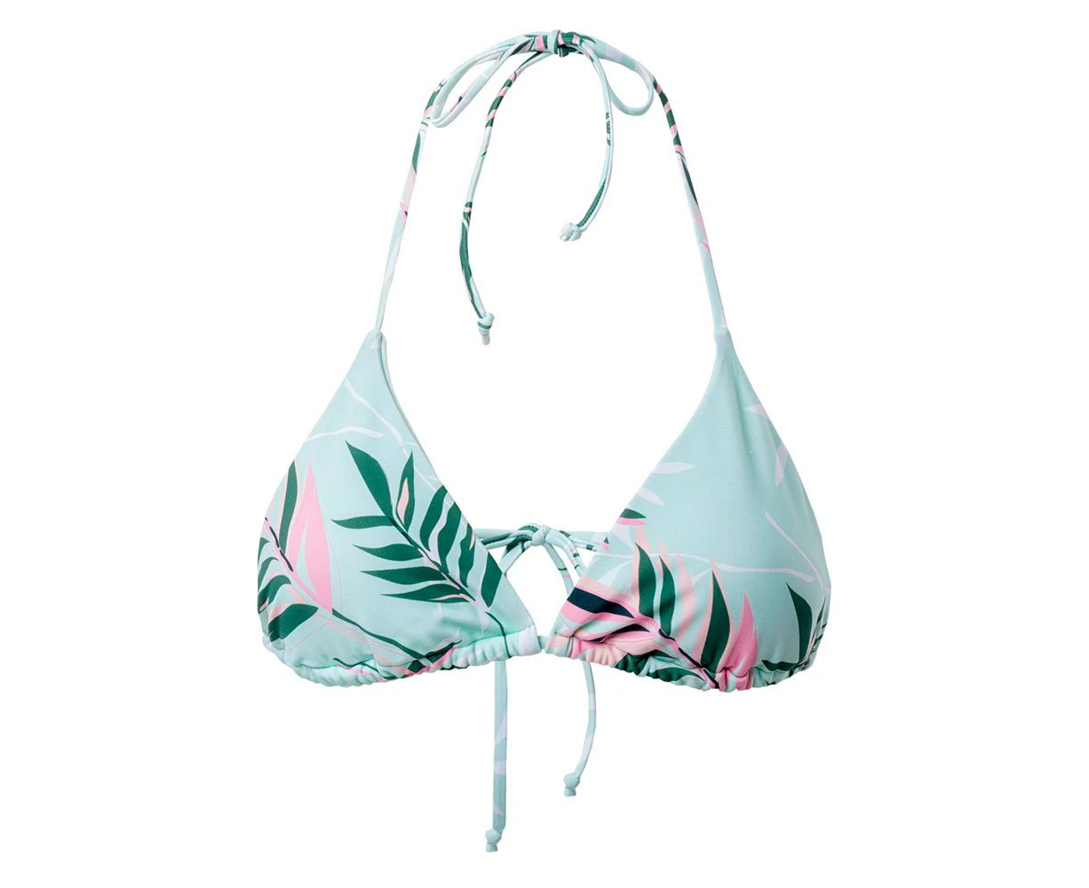 Aquawave Womens Latina Leaves Bikini Top (Aqua) - IG1146