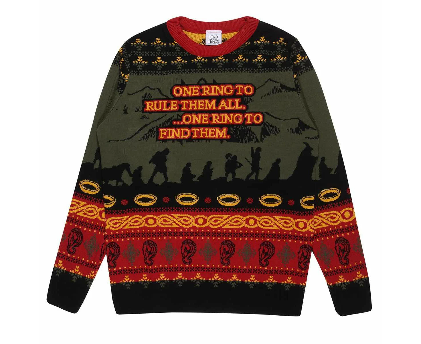 Lord Of The Rings Unisex Adult I´m Looking For Someone Knitted Jumper (Multicoloured) - HE1960