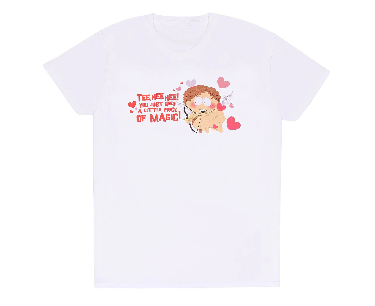 South Park Unisex Adult Little Prick T-Shirt (White) - HE2071