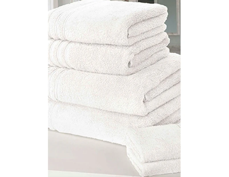 Rapport So Soft Towel Set (Pack of 6) (White) - AG678