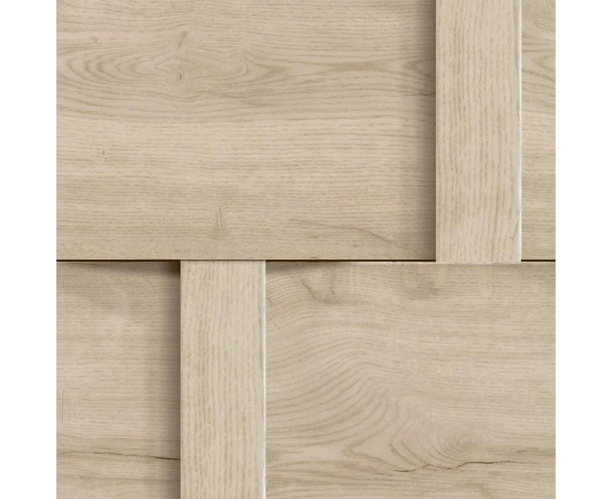 Debona Harrow Weave Wood Panel Wallpaper (Beige) - AG483