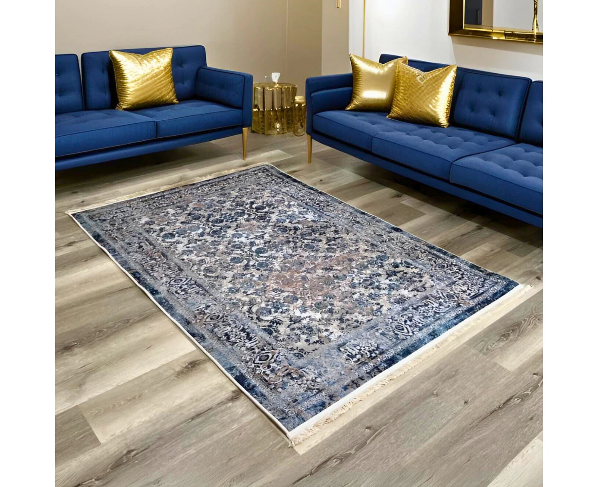 Grey Beige Blue Dolce Turkish Turkey Made Floor Carpet Traditional Rugs Carpet Rug Large Bedroom Living Room Anti-Slip Modern