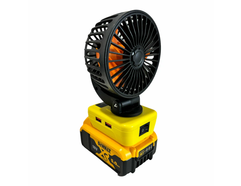 Dewalt Compatible 18v 100mm Fan with USB Charger