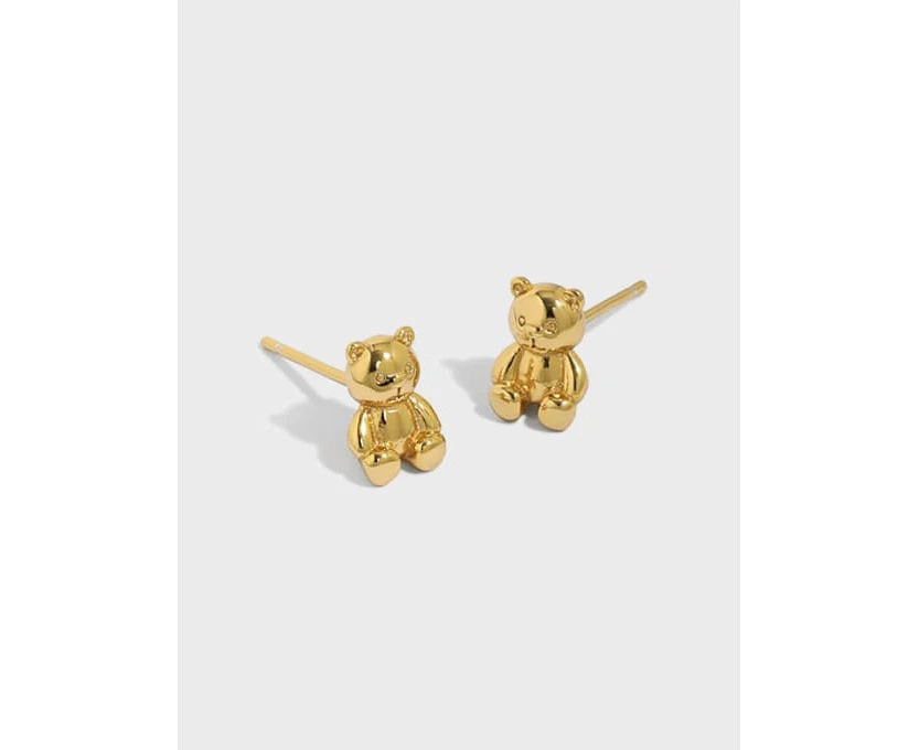 Bear Stud Earrings