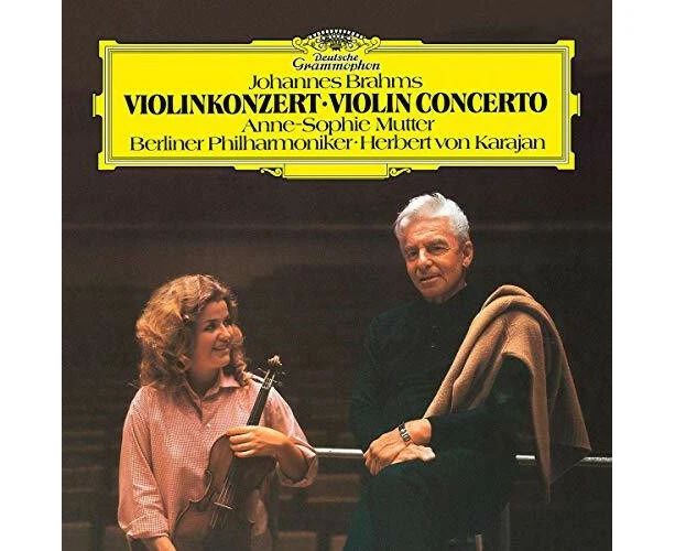 Brahms / Mutter / Berliner Philharmoniker / Karaja - Violin Concerto in D Op 77  [VINYL LP] USA import