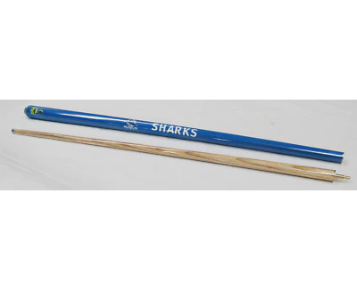 NRL Two Piece Pool Snooker Billiards Cue 57 Inch - Cronulla Sharks