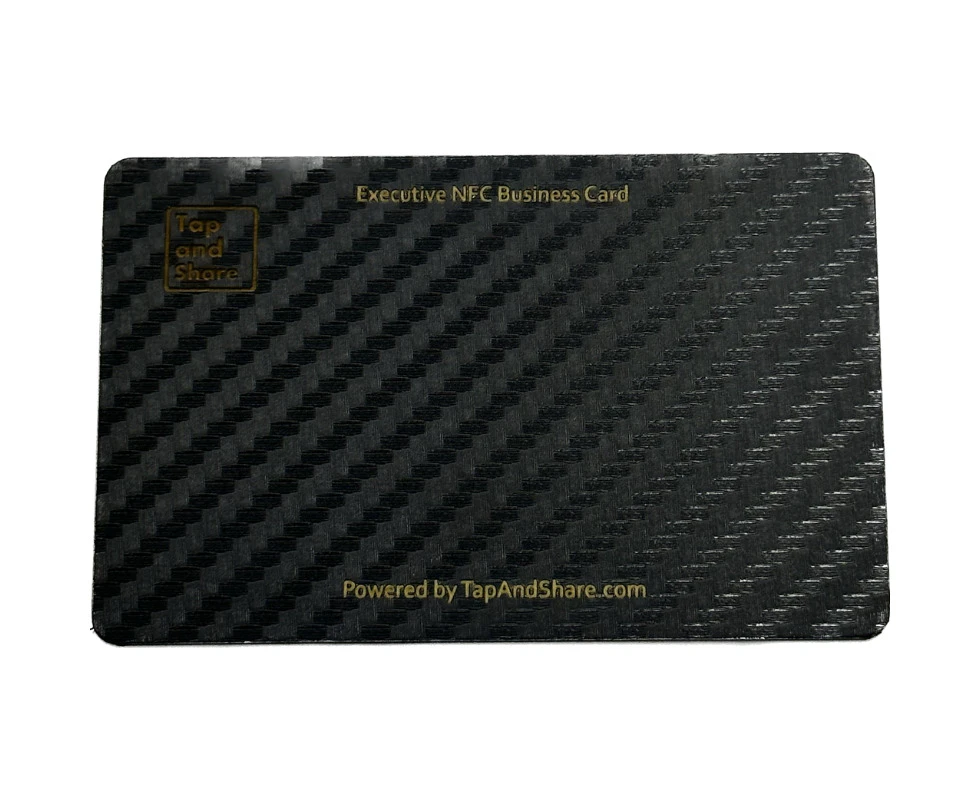 Carbon Fibre Contactless Sharing Smart NFC Executive Business Card