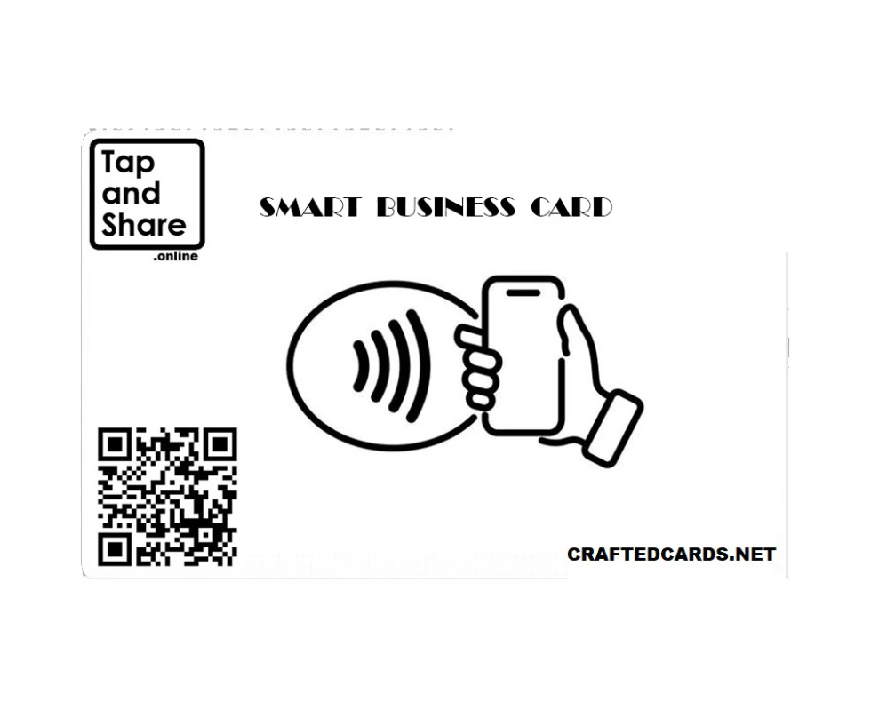 Smart NFC Next Generation Business Card - White