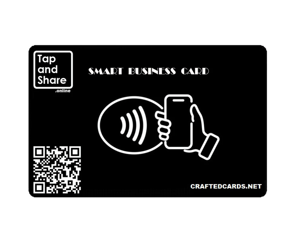 Smart NFC Next Generation Business Card - Black