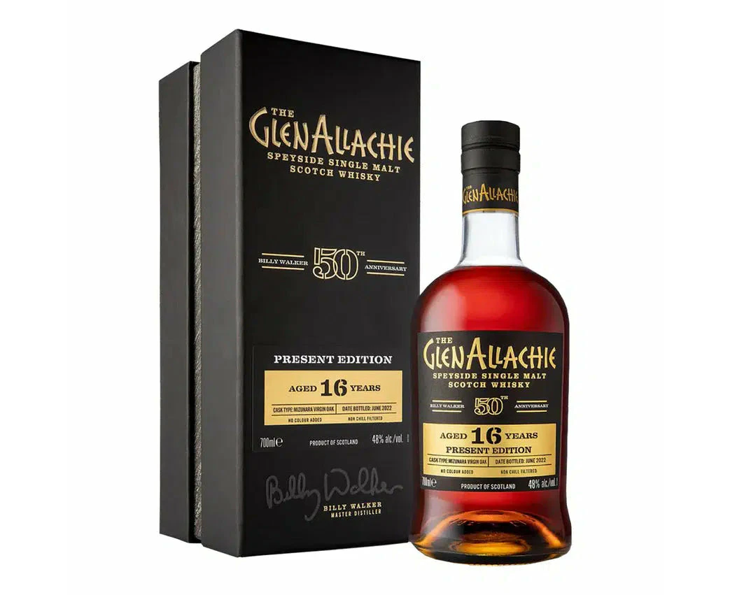 GlenAllachie Present Edition 16 Year Old Single Malt Scotch Whisky 700ml