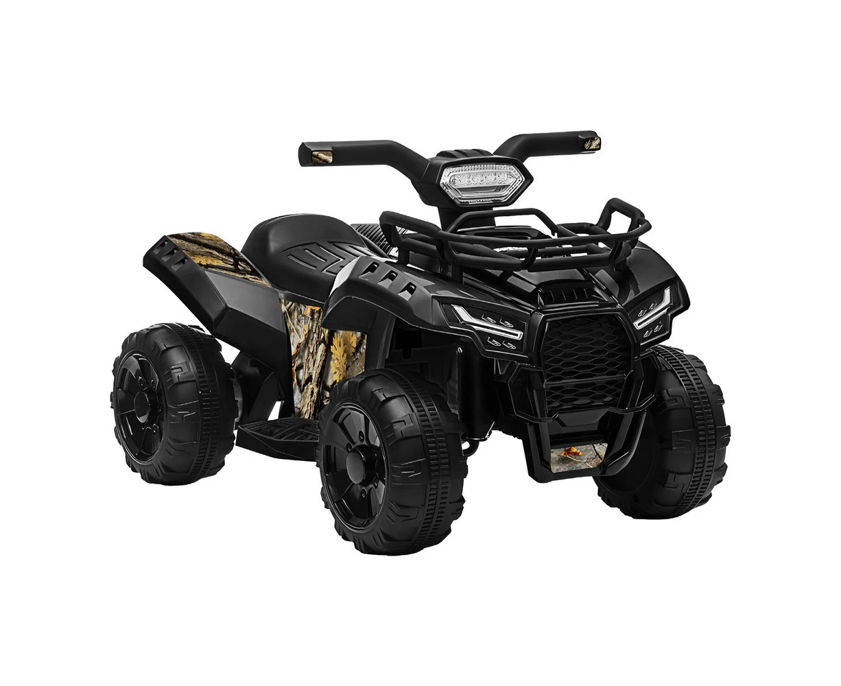 ALFORDSON Kids Ride On Car Electric ATV Toy 25W Motor LED Light Black