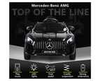 ALFORDSON Kids Ride On Car Mercedes-Benz Licensed Electric Motors Black